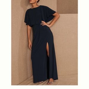 BHLDN Lena Flutter Sleeve Jersey Dress